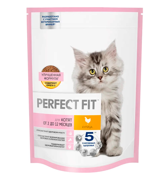 Perfect Fit 650г для котят до 12 месяцев с курицей